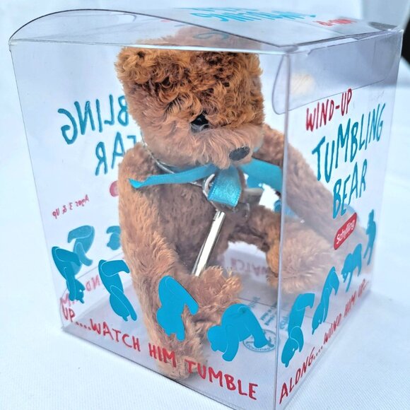 NEW - Schylling Wind-up TUMBLING BEAR with Metal Key NIB 2004 - Picture 3 of 10